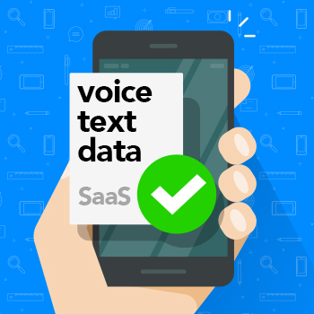 voice text data SaaS